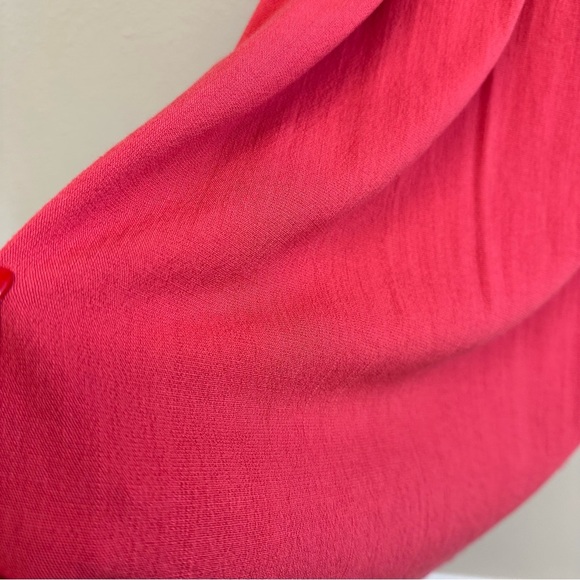 Market & Spruce Red / Orange Dress Short Sleeve Size Small - Picture 7 of 8